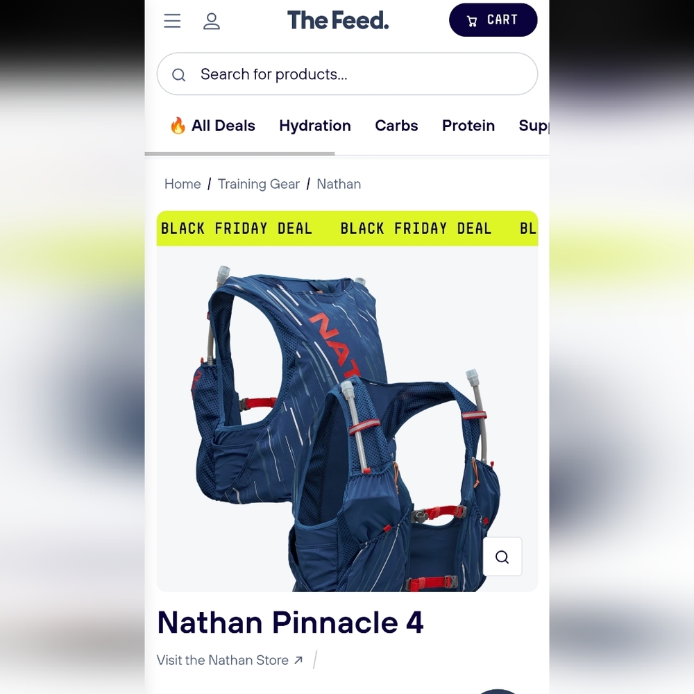 Nathan Men's Hydration Pack - Size M - Picture 5 of 6